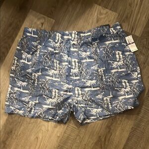 Tommy Bahama Blue and White Boxers Nautical Print